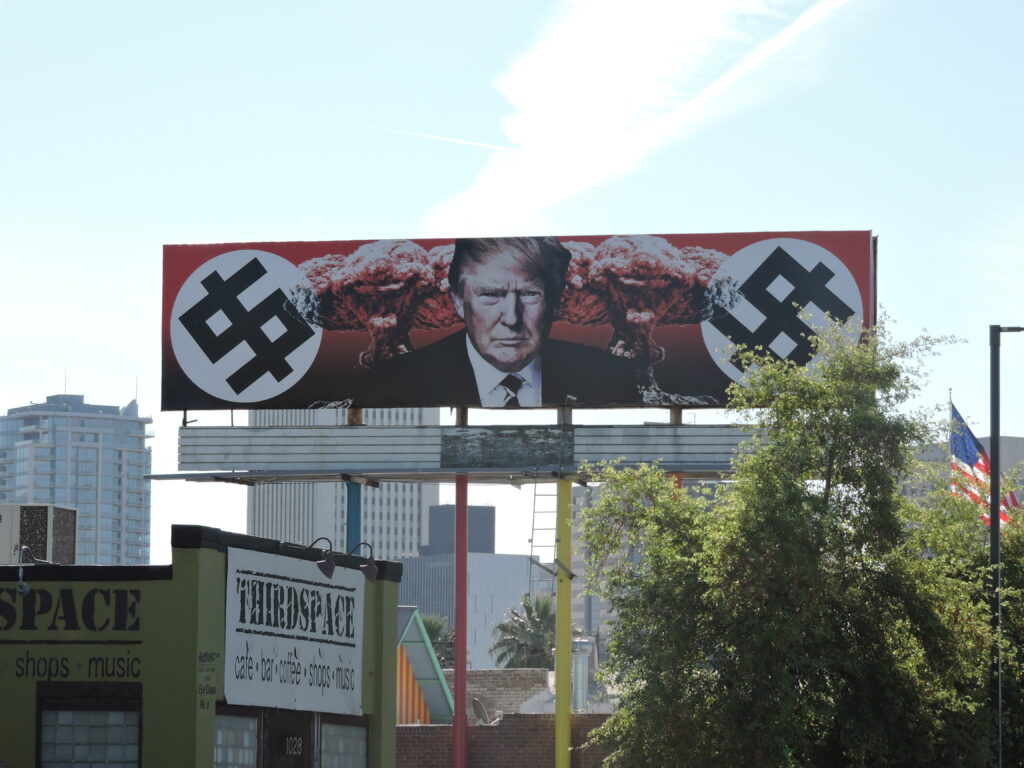 Trump Nazi Billboard Phoenix AZ