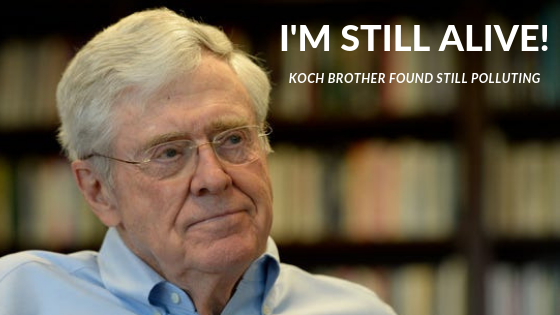 World Mourns As One Koch Brother Found Still Alive